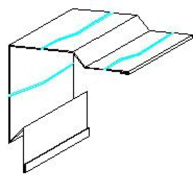 Планка примыкания ветровая ФЭ15 фото №3