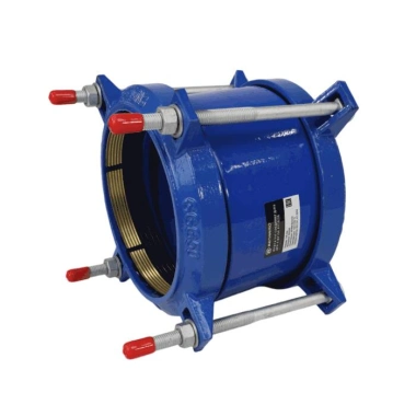 Муфта чугун соединительная для ПЭ труб Ду 50 (Дн 63-63) Ру10/16 ДРК-Е Benarmo 7021