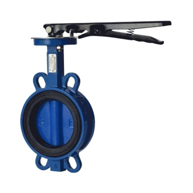 Затвор дисковый поворотный чугун 2011H Ду 65 Ру16 межфл с рукояткой диск нерж манжета EPDM EURO Benarmo