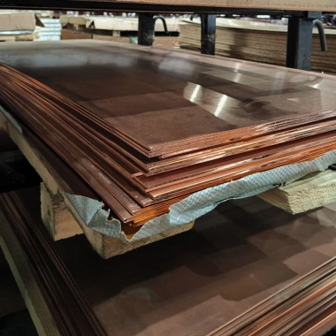 Лист медный 16х600х1500 М1 г/к фото №4