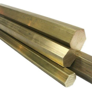 Шестигранник латунный 46 мм ЛС59-1 прес 3 м