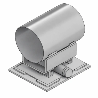 Опора однокатковая Т.19.13