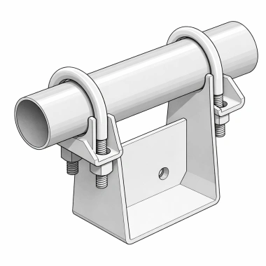 Опора подвижная хомутовая ОПХ2-150.159
