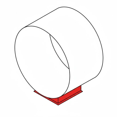 Опора уголковая приварная 1420-УП-А