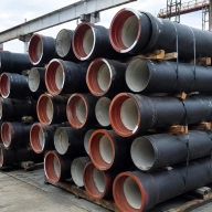 Труба чугунная оцинкованная Тайтон Ду 800 напорная 6000 мм раструбная с ВГЦ б/к с нар. алюм. и эпоксидным покрытием Свободный Сокол