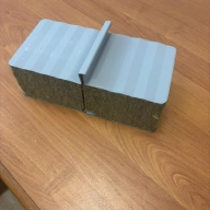 Кровельные сэндвич панели с Минватой 100 RAL 9006 Серый