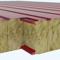 Стеновые сэндвич панели с Минватой 250 RAL 5005 Синий