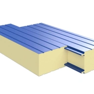 Стеновые сэндвич панели с ПИР 80 RAL 3005 Темно-красный