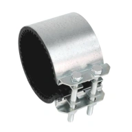 Хомут ремонтный односторонний сталь оц Ду 125 Дн 133-146 L=150мм Краб Benarmo 7070