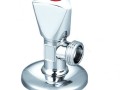 Клапан (вентиль) латунь бытовой хром угловой 1077 G1/2"х3/4" Ру16 НР Aquasfera 1077-02