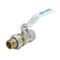 Кран шаровой латунь никель 1006 Euro Ду 25 Ру25 ВР/