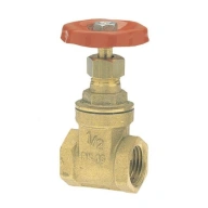 Задвижка клиновая латунь R55 Ду 20 Ру16 ВР маховик Giacomini R55Y004