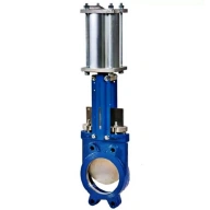 Задвижка шиберная односторонняя чугун VGS4400-03NI для силоса Ду 200 Ру2 межфл с пневмоприводом 2/стороннего действия уплотнение: NBR Tecofi VGS4400-03NI0200