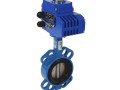 Затвор дисковый поворотный чугун 2011A Ду 50 Ру16 межфл с электроприводом Q-030 230В диск нерж манжета EPDM Benarmo