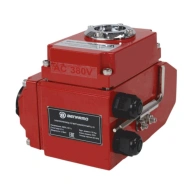 Затвор дисковый поворотный чугун Ду 200 Ру16 межфл с электроприводом QB-250 230В диск чугун манжета EPDM Benarmo 1