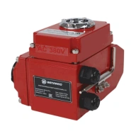 Затвор дисковый поворотный чугун Ду 65 Ру16 межфл с электроприводом QB-050 380В диск нерж манжета EPDM Benarmo 1