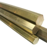 Шестигранник латунный 41 мм Л63 п/тв