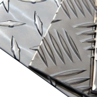 Лист дюралевый рифленый 2х1200х3000 мм ВД1АНР алмаз