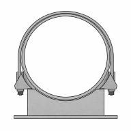 Опора скользящая хомутовая ТС-626.000-045