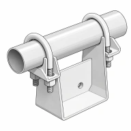 Опора подвижная хомутовая ОПХ1-70.38