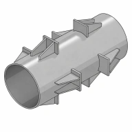 Опора неподвижная лобовая четырехупорная Т.5.05