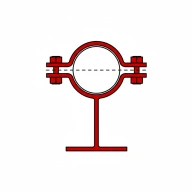 Опора тавровая хомутовая ТХ AC00